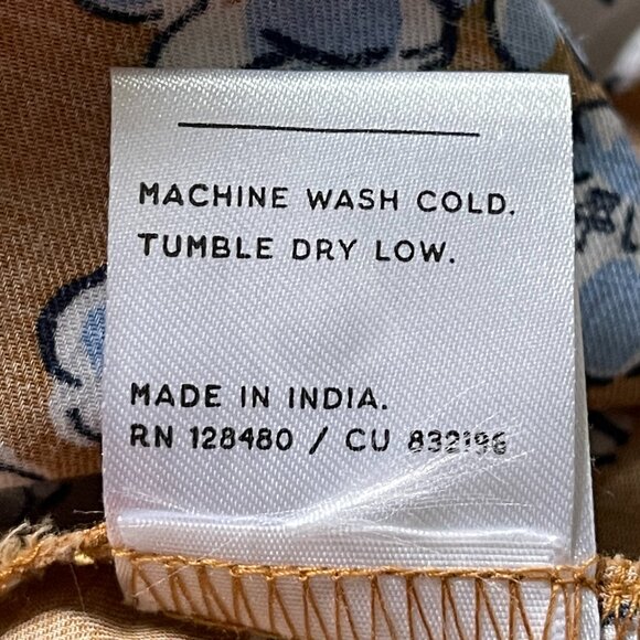 NWOT PACT Organic Cotton Shoreline Floral The Sunset Relaxed Henley - Picture 8 of 8